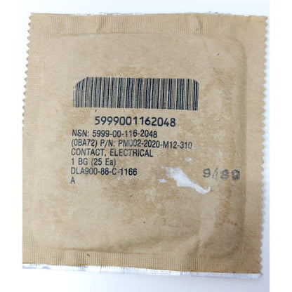 Precision Technology PM002-2020-M12-310 New Genuine Original Beryllium/Gold-Plated Contact Pin (Bag of 25)