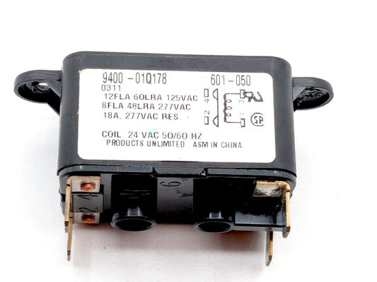 Products Unlimited 601-050 New Genuine Original Blower Slave Relay 24VAC (9400-01Q178)