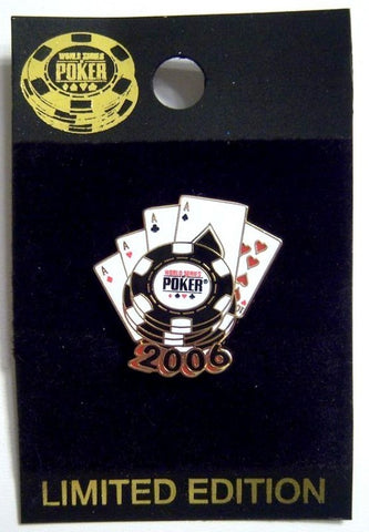 New, WSOP World Series of Poker 2006 Lapel Pin, Souvenir, Collectible