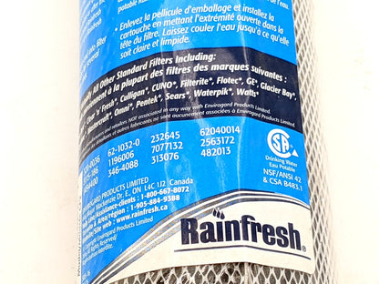 Rainfresh CF2 New Genuine Original 2-Pack Carbon Water Filter Cartridge