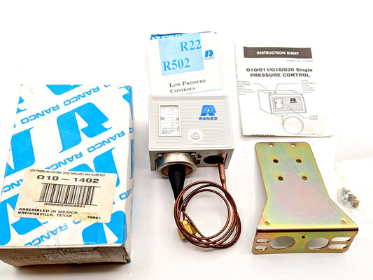 Ranco 010-1402 New Genuine Original Low Pressure Control Switch