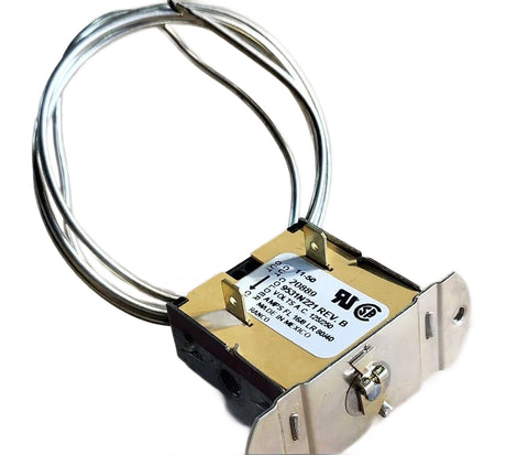 Ranco 20889 9531N221 Refrigeration Cold Control Thermostat, 8.7–39 °F, 36½″ Capillary