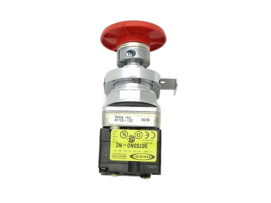 Rees 40102-102 New Genuine Original Mushroom Head Emrgency Stop Switch