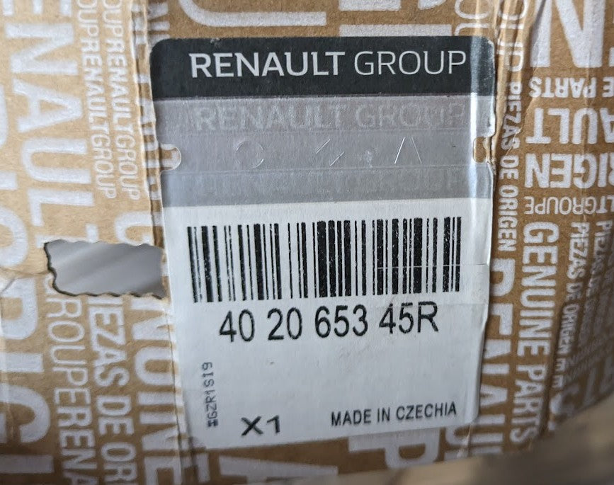 Renault 402065345R New Genuine Original 2 pc. Brake Disc Front Assembly