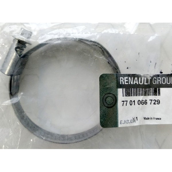 Renault 77 01 066 729 Genuine Original OEM Radiator Branch Hose Clamp, New (7701066729)