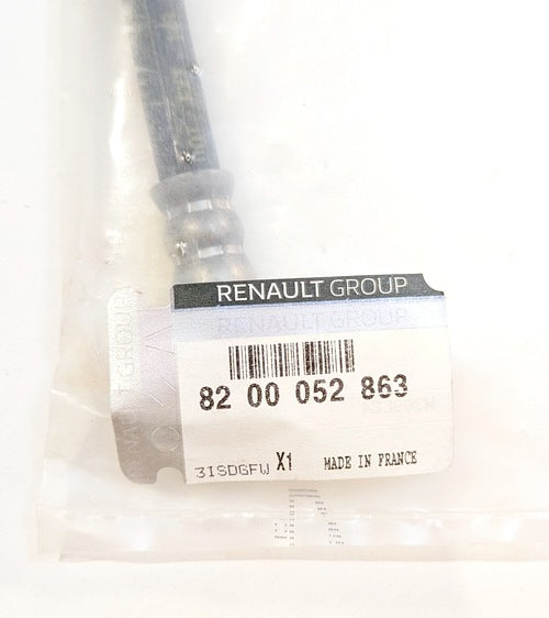 Renault 82 00 052 863 Genuine Original OEM Brake Hose, New (8200052863)