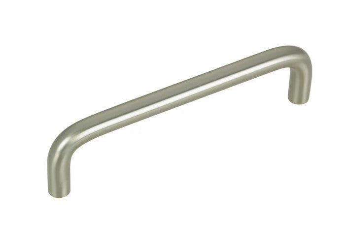 Richelieu BP33205195, New, Pack of 10, Livingston Collection 3-3/4-inch (96 mm) Brushed Nickel Functional Round Steel Cabinet Pull