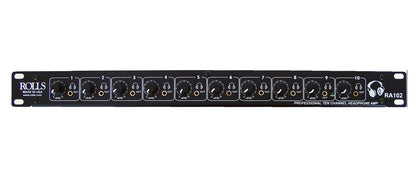 Rolls RA102 New Genuine Original 10-Channel Expandable Headphone Amplifier
