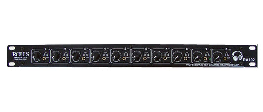 Rolls RA102 New Genuine Original 10-Channel Expandable Headphone Amplifier