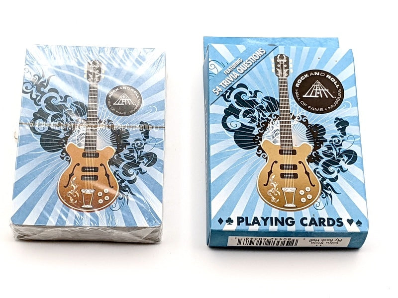 Rock & Roll Hall of Fame Vintage Trivia 54 Questions Playing Cards