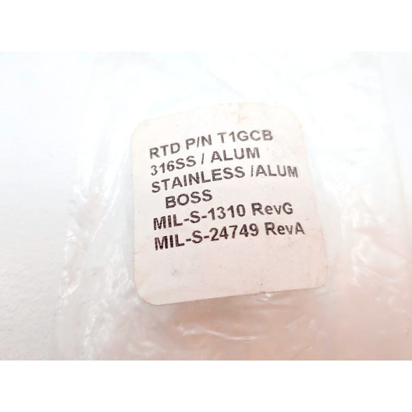 RTD Research Tool & Die Works T1GCB New Genuine Original Bimetallic Grounding Boss