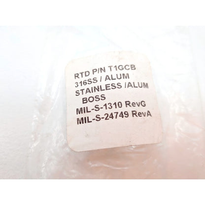 RTD Research Tool & Die Works T1GCB New Genuine Original Bimetallic Grounding Boss