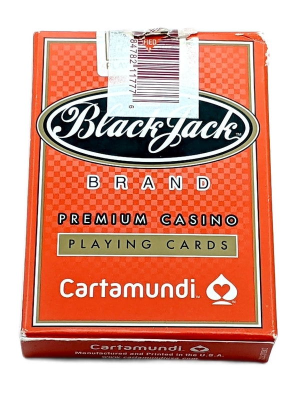 Sahara Hotel Casino Las Vegas Vintage Blackjack Playing Cards, Orange