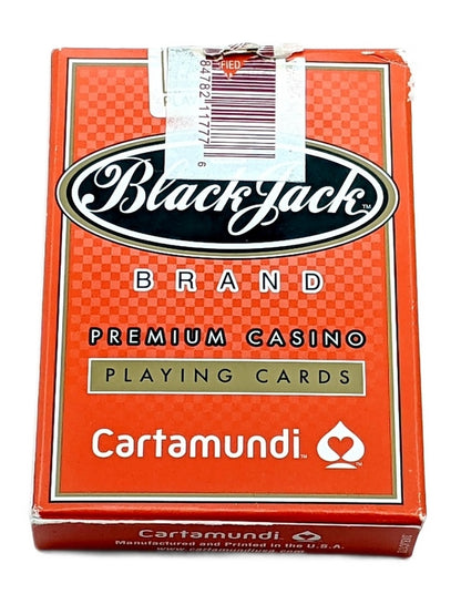 Sahara Hotel Casino Las Vegas Vintage Blackjack Playing Cards, Orange
