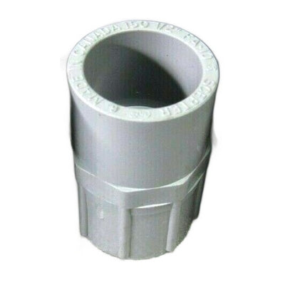 Scepter® FA-10 Conduit Adapter, 10-Pack, 1/2 in, FNPT Thread, PVC Coated, Gray (FA10)