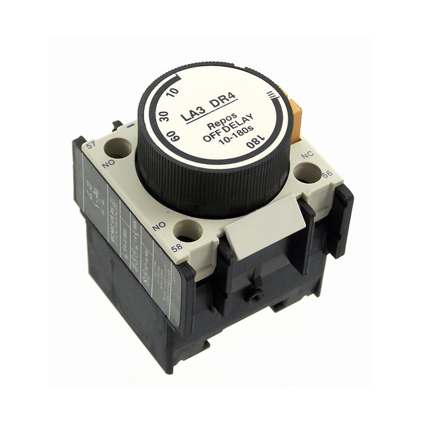 Schneider Electric LA3DR4 New Genuine Original Time-Delay Auxiliary Contact Block (1 NO + 1 NC)