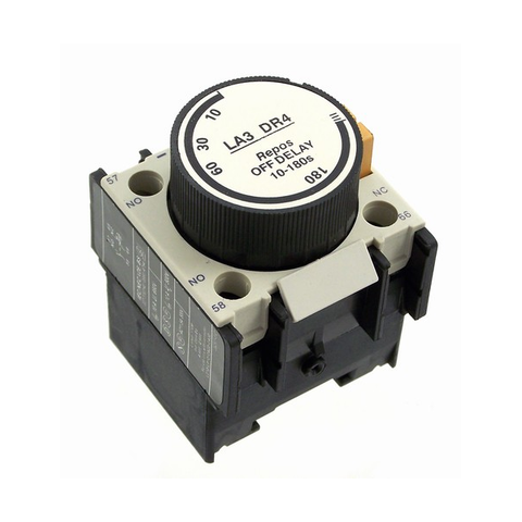 Schneider Electric LA3DR4 New Genuine Original Time-Delay Auxiliary Contact Block (1 NO + 1 NC)