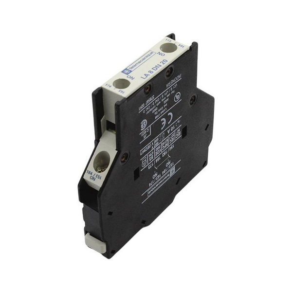 Schneider / Telemecanique LA8DN20 New Genuine Original Auxiliary Contact Block (2NO, Side-Mount)