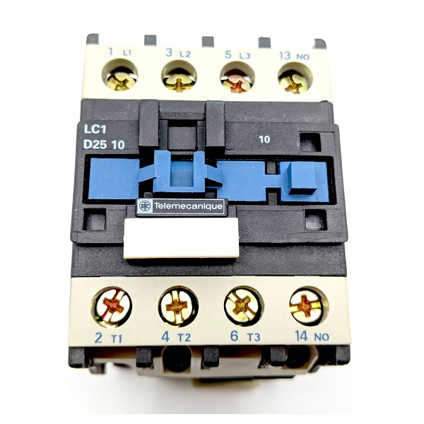 Schneider Electric Telemecanique LC1‑D2510U6 New Genuine Original TeSys D Contact Contactor, 3‑Pole, 240 VAC Coil
