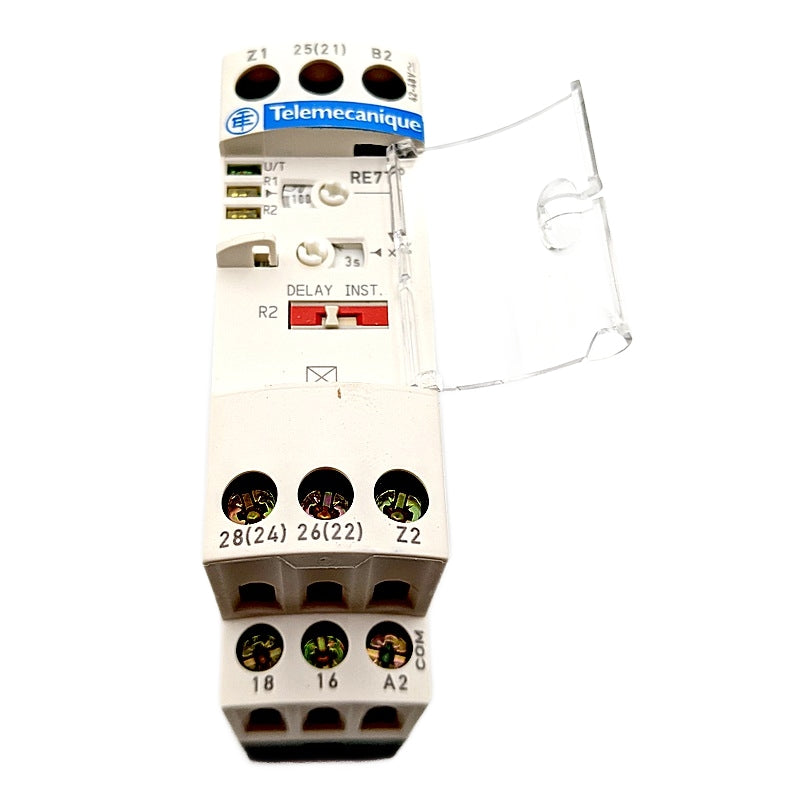 Schneider Electric Telemecanique RE7TP13BU New Genuine Original Adjustable On‑Delay Timing Relay