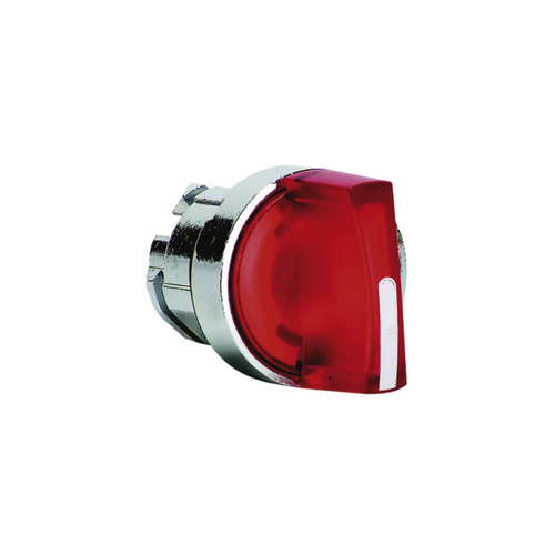Schneider Electric ZB4BK1443 New Genuine Original Illuminated Selector Switch Head Red (Harmony XB4 Series)