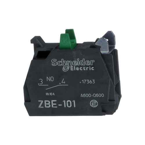 Schneider Electric ZBE‑101 New Genuine Original Contact Block, 22 mm, 1 NO
