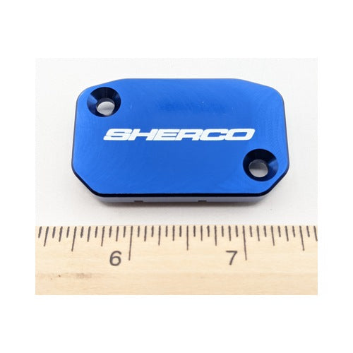 Sherco 6532 New Genuine Original Front Clutch/Brake Master Cylinder Cap, Anodized Blue Metal