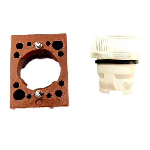 Siemens 3SB12 18-6BH01 Illuminated Flat Push Button Switch Pilot Light, Clear, 22mm (3SB12186BH01)