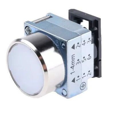 Siemens 3SB3 647-0AA61-0CC0 New Genuine Original Illuminated Momentary Flat Pushbutton Metal White