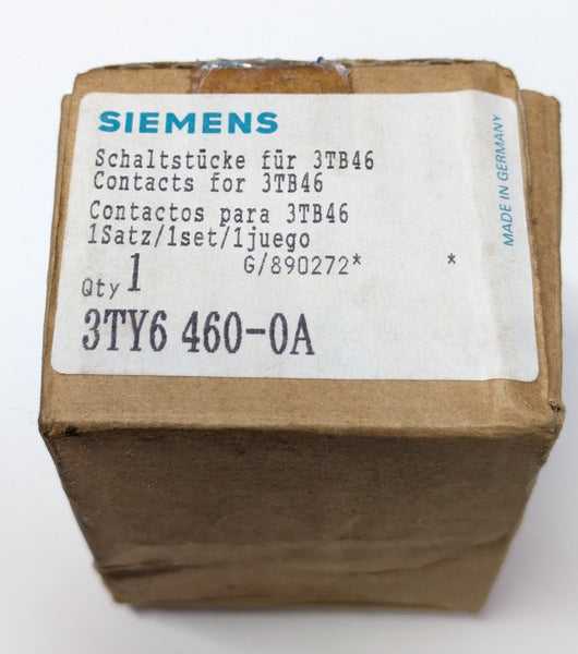 Siemens 3TY6 460-0A Replacement Contact Kit for Siemens 3TB46 (3TY64600A)