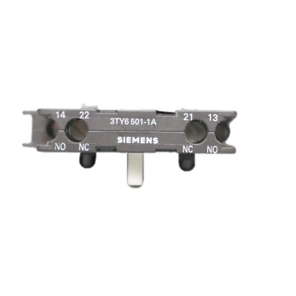 Siemens 3TY6 501-1A New Genuine Original Auxiliary Switch Block for contactors 3TB44-50, 3TC4