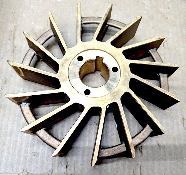 Sihi Pumps 200111 Impeller, Copper Alloy, 15-Blade for LPHB 3000 Series Vacuum Pumps