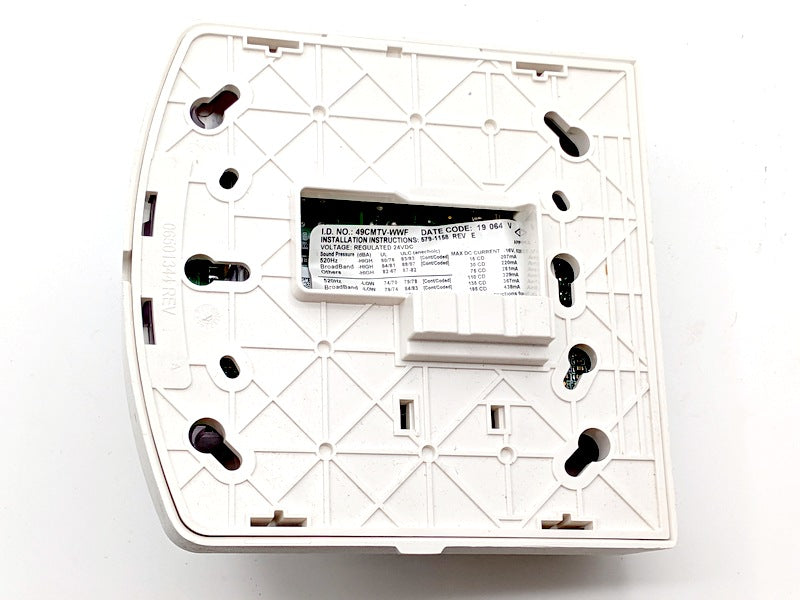 Simplex Truealert 49CMTV-WWF New Genuine Original White Non-Addressable Multi-Tone Multi-Candela Horn Strobe