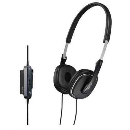 Sony MDR-NC40 Noise Cancelling Headband Compact Folding Headphones, Black, 3.5mm