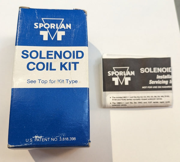 Sporlan MKC-2 Solenoid Coil Kit, Coil Assembly with Junction Box, 120VAC, 50-60Hz