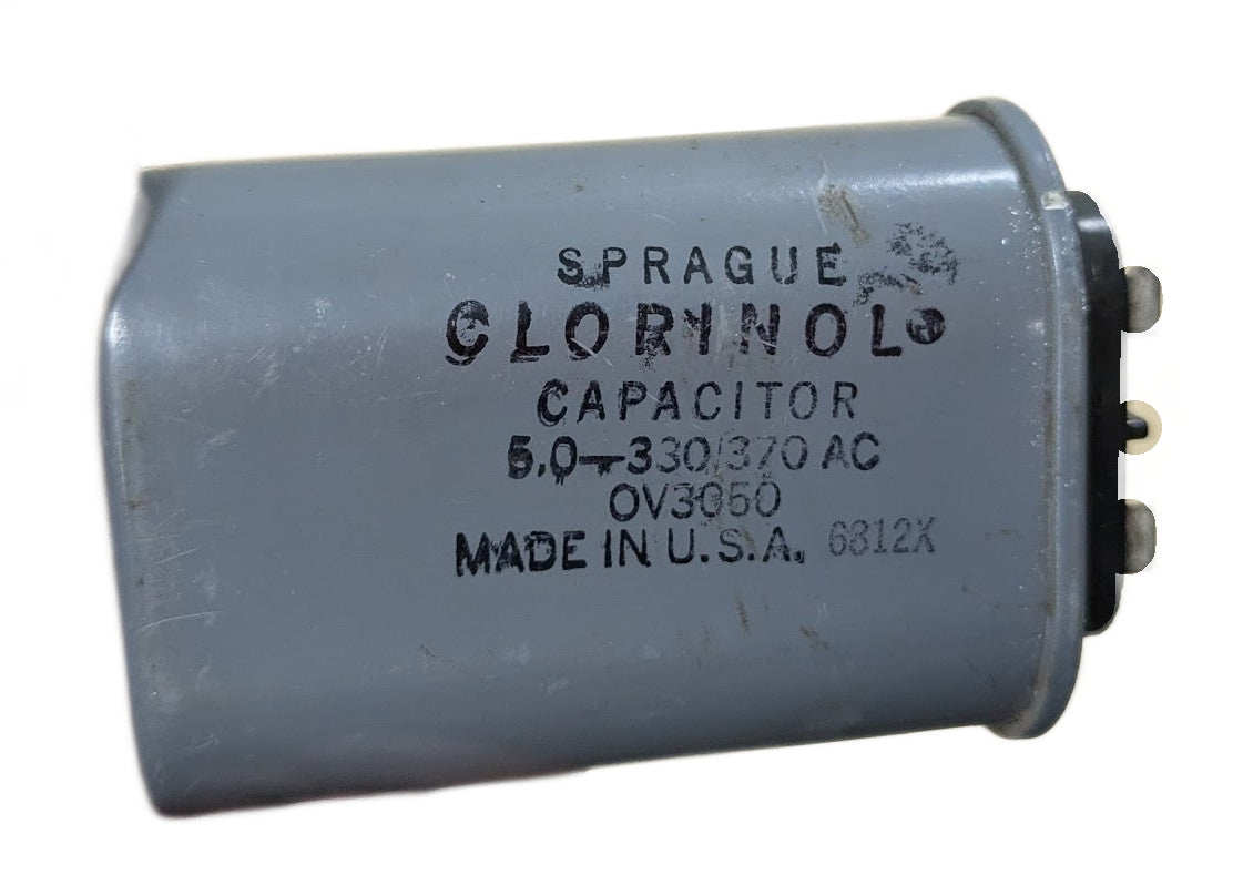 Sprague Clorinol OV3050 New Genuine Original Capacitor 5.0 330-370VAC 6812X