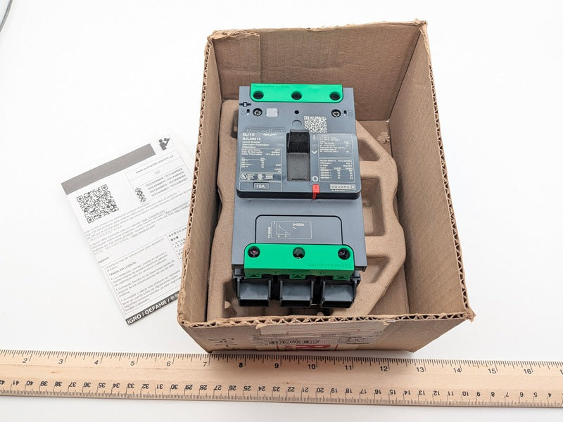 Schneider SquareD BJL36015 New PowerPact 15A Molded Case Circuit Breaker