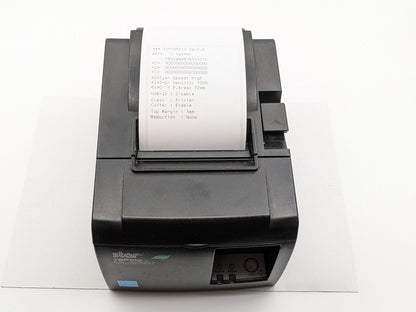 Star Micronics TSP100eco Black USB Thermal Receipt Printer (Model TSP100II)