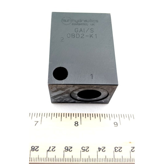 Sun Hydraulics GAI/S 0BD2-K1 New Line-Mount Hydraulic Manifold Body