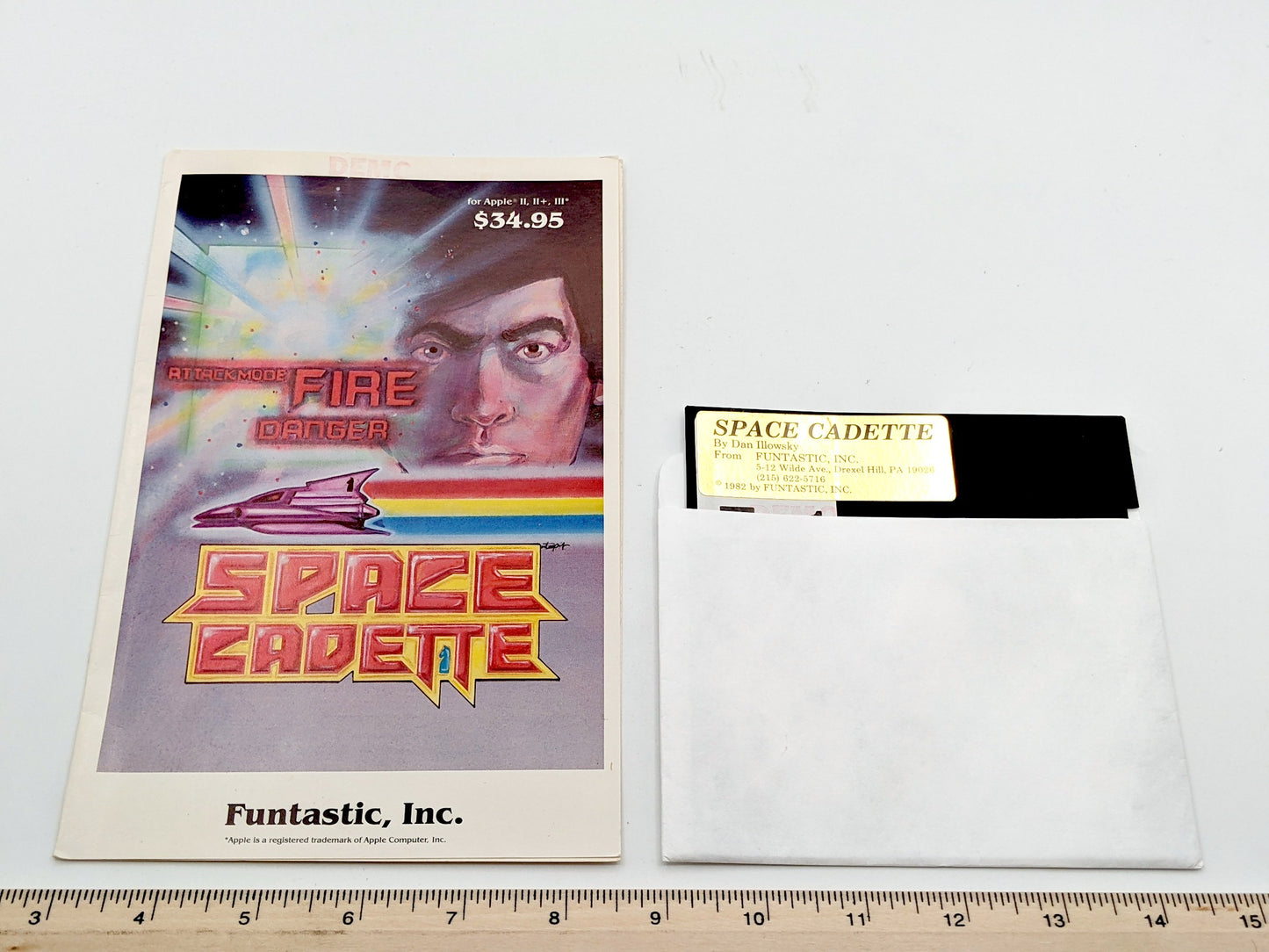 Space Cadette Game for Apple II, Complete Original Release With Booklet & 5.25" Floppy Disk
