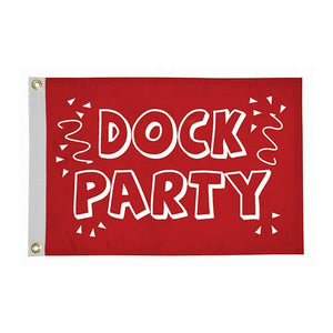 Taylor Made 1614 "Dock Party" 12" x 18" Novelty Flag, 100% Nylon