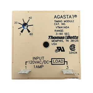 Thomas&Betts AGASTAT VTMA1ADA Solid State Industrial Timing Module 120VAC, 1A, 3-60 sec.