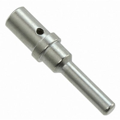 TE 0460-204-12141 New, Pack of 25, Active Pin Terminal, Solid, Size 12, 12-14 AWG, Nickel, DEUTSCH Common Contact