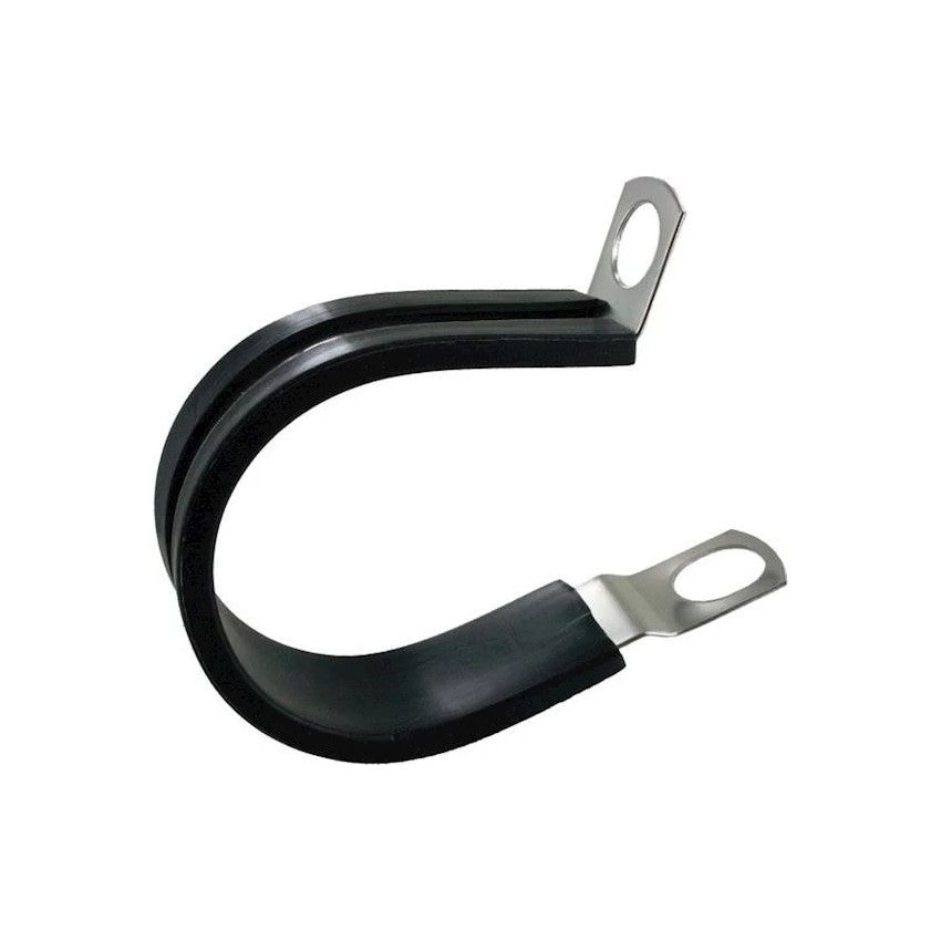 Techspan 766339 Pack of 10 Rubber Insulated Steel Clamps