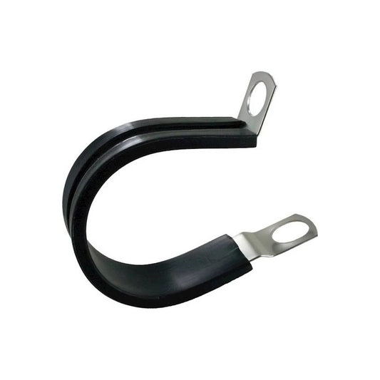 Techspan 766339 Pack of 10 Rubber Insulated Steel Clamps