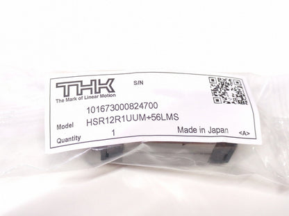 THK HSR12R1UUM+56LMS New Genuine Original Linear Motion Guide Assembly