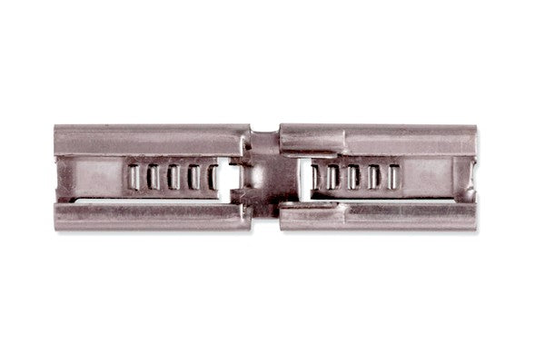 Thomas & Betts TYS5200H, Box of 50, Ty-Rap® Cable Tie Locking Head, 316 Stainless Steel, Metallic Gray