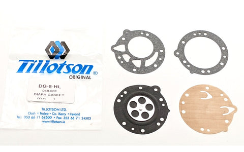 Tillotson DG-5HL Genuine Original OEM Diaphragm & Gasket Set (DL5HL)