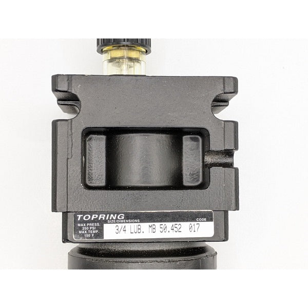 Topring 50.452 Lubricator with Zinc Bowl 3/4 F NPT