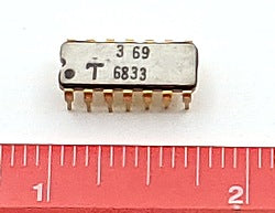 Transitron 6833 Integrated Circuit Chip Gold Plated Legs